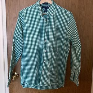 Tommy Hilfiger, sizeS, shirt, green white